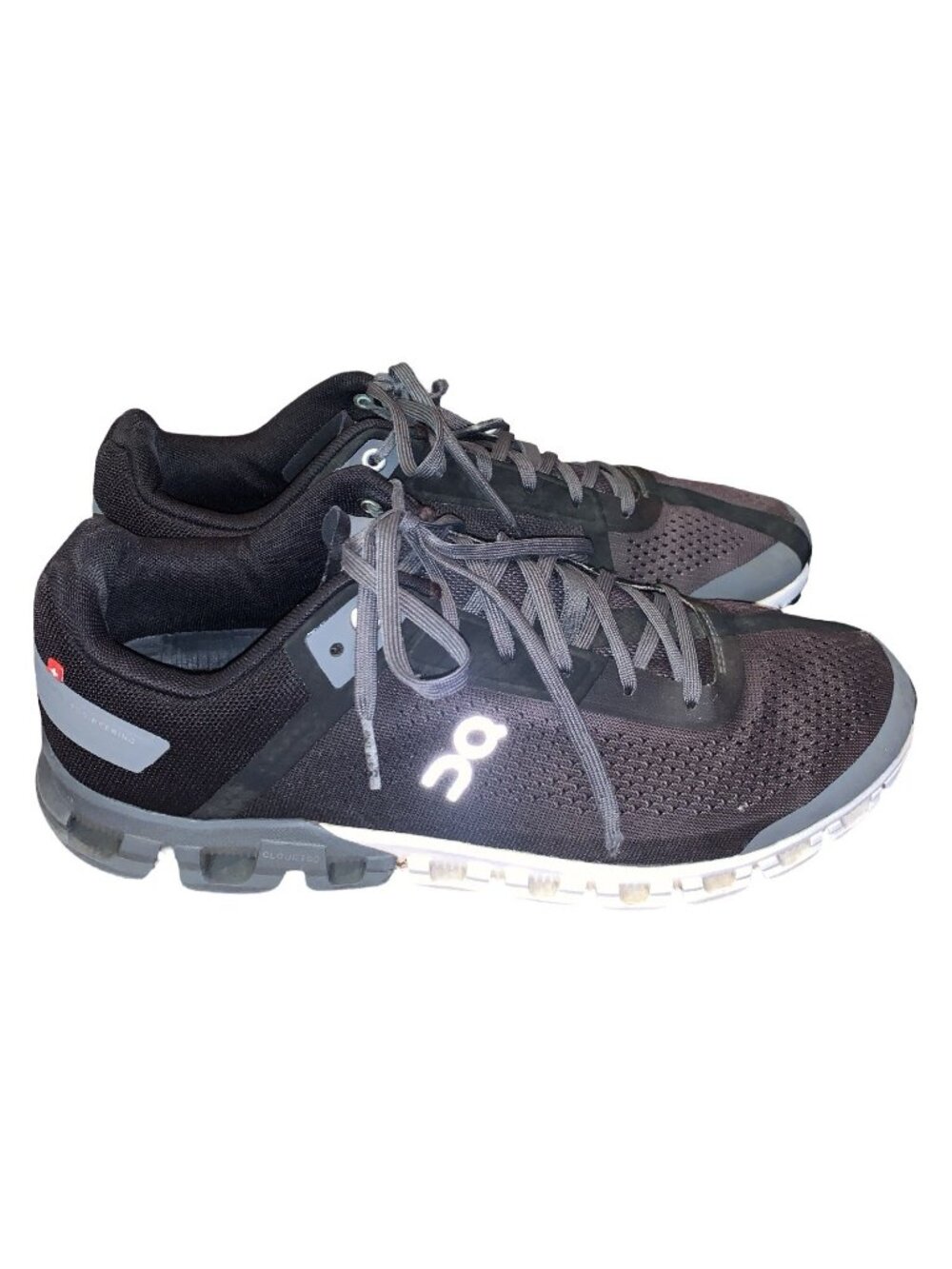On Cloud Running Mens Helion Cloudflow 4 Mesh Sz 10 Black/Asphalt Model35.99238